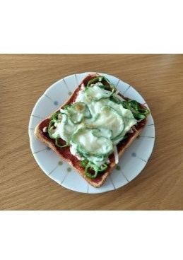 【主食(パン)】ツナピザトースト-レシピのメイン写真