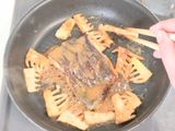 白身魚&タケノコ味噌炒め