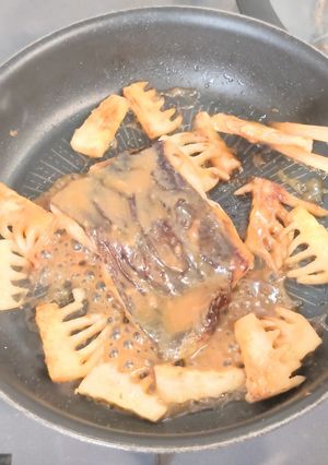 白身魚&タケノコ味噌炒め-レシピのメイン写真