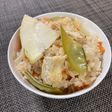 筍と絹さやえんどうの炊き込みご飯