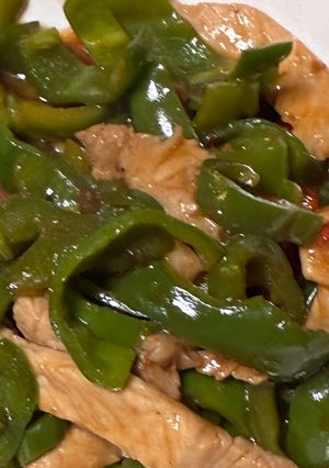 青椒肉絲（とんかつ用のお肉）-レシピのメイン写真
