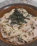 ツナと豆乳の和風クリームパスタ