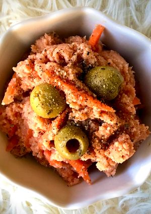 生オカラ+トマトジュースの簡単サラダ-レシピのメイン写真