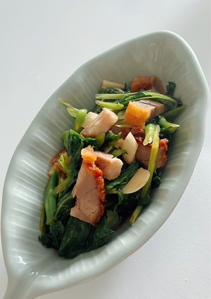 タイ料理✳︎ケールの豚肉炒め✳︎本場の味覚書-レシピのメイン写真
