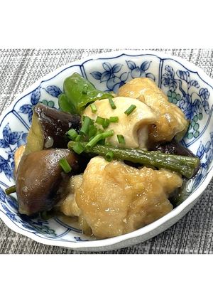 鶏肉とナスの甘酢炒め★動画あり★-レシピのメイン写真
