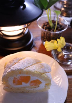 ビスキュイロールケーキ-レシピのメイン写真
