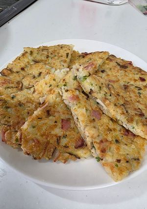 余りご飯でチヂミ風-レシピのメイン写真