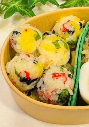 簡単混ぜるだけ♪ミニチュモッパ弁当-レシピのメイン写真