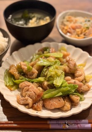 鶏ももとキャベツのガーリック炒め-レシピのメイン写真