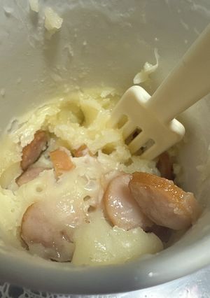 レンジでウインナー蒸しパン-レシピのメイン写真
