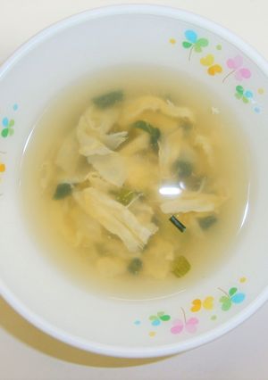 【幼児食】かきたま汁-レシピのメイン写真