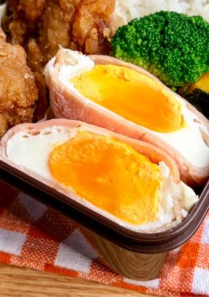 【完全版】お弁当に！レンジで簡単！成功ハムエッグ-レシピのメイン写真