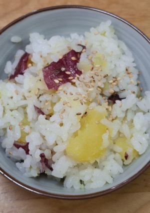 さつまいもご飯 とふかしいも-レシピのメイン写真