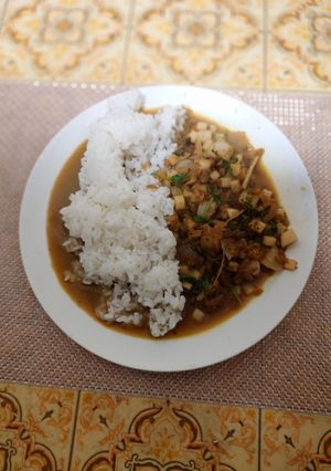 春の七草やさしい椰子カレー-レシピのメイン写真