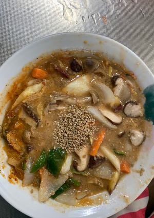 お一人様洋風キムチ味照根菜たっぷり野菜炒-レシピのメイン写真