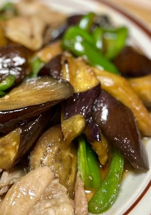 【大人の惣菜】ナスとピーマン豚肉のピリ辛味噌炒め-レシピのメイン写真