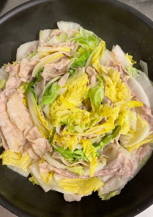 白菜と豚バラ肉のミルフィーユ鍋⭐︎洋風-レシピのメイン写真