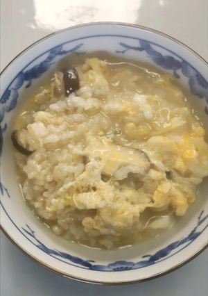 寒い日ににも暖か✨️卵雑炊🐣🍚-レシピのメイン写真