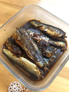 給食の「いわしの梅煮」♡骨まで食べよう-レシピのメイン写真
