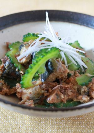 ゴーヤとサバ缶-レシピのメイン写真
