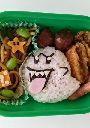 マリオキャラ弁　テレサ-レシピのメイン写真