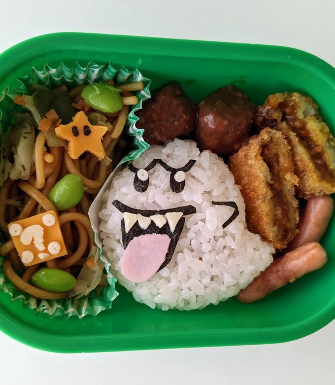 マリオキャラ弁　テレサ-レシピのメイン写真