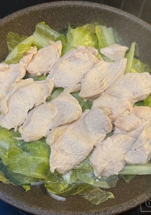 ふっくらフライパン無水蒸しチキン-レシピのメイン写真