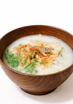 骨密度UPミルク風味味噌汁-レシピのメイン写真