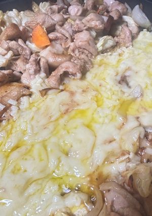 ホットプレートで簡単⭐︎チーズダッカルビ-レシピのメイン写真