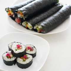 รูปของ 簡単！海鮮太巻き寿司　【恵方巻OK】