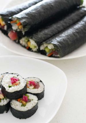 簡単！海鮮太巻き寿司　【恵方巻OK】-レシピのメイン写真