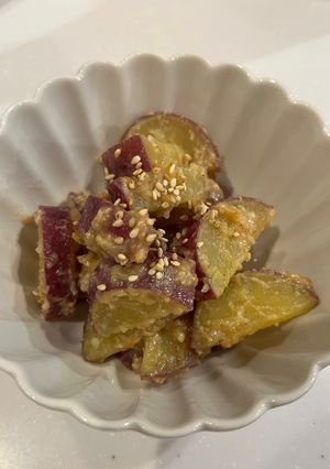 さつまいもの甘麹あえ-レシピのメイン写真