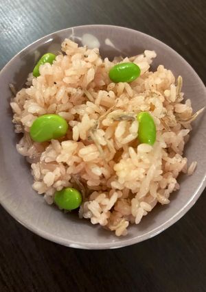 梅としらすの炊き込みごはん-レシピのメイン写真