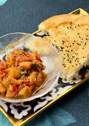 ウズベキスタン♡ナスと夏野菜のペースト-レシピのメイン写真