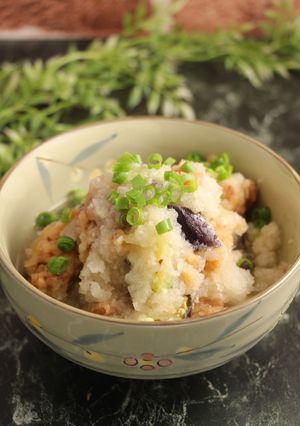 レンジで簡単！茄子と唐揚げのみぞれ煮-レシピのメイン写真