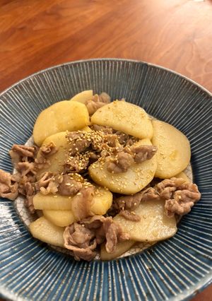 豚肉とシャキシャキ長芋の甘辛炒め-レシピのメイン写真