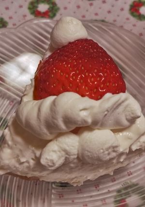 サンタのレアチーズケーキ-レシピのメイン写真
