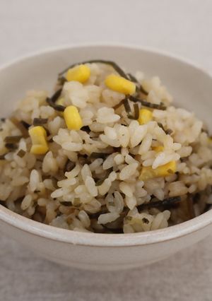 塩昆布バター炊き込みご飯-レシピのメイン写真