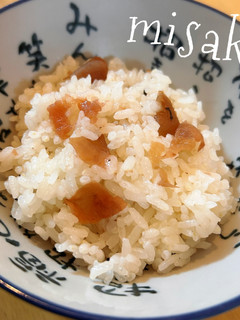 梅干しの炊き込みご飯☆-レシピのメイン写真