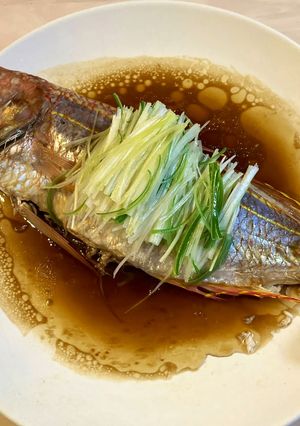 清蒸鮮魚(鮮魚の中華風蒸し物)-レシピのメイン写真
