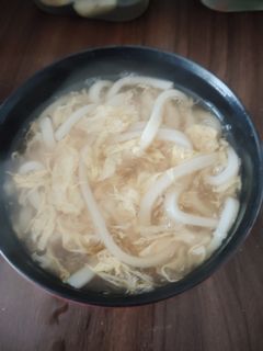 生姜が香る♪とろみかき玉うどん-レシピのメイン写真