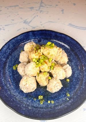 ふわふわつくねの和風ソースがけ-レシピのメイン写真