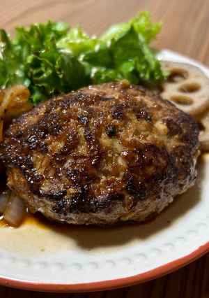 ジューシー♡６人分めちゃ旨ハンバーグ！-レシピのメイン写真