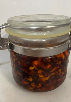 簡単！食欲そそるやみつき！食べるラー油-レシピのメイン写真