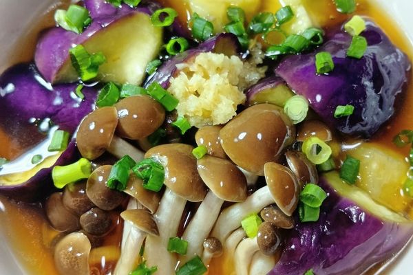 5分蒸すだけ！簡単★なすとしめじの生姜あんかけ