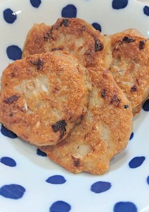 簡単☆鯖缶でカリッフワねぎ焼き-レシピのメイン写真