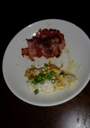 ベーコン炒め＋EGG-レシピのメイン写真
