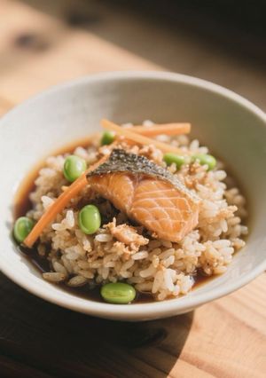 鮭と枝豆の炊き込みごはん-レシピのメイン写真