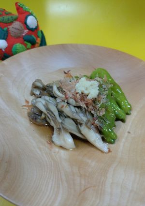 ししとうと舞茸の焼き浸し　-レシピのメイン写真