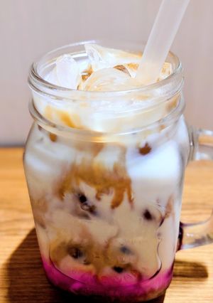 おうちでカフェ気分☆簡単アイスカフェラテ-レシピのメイン写真